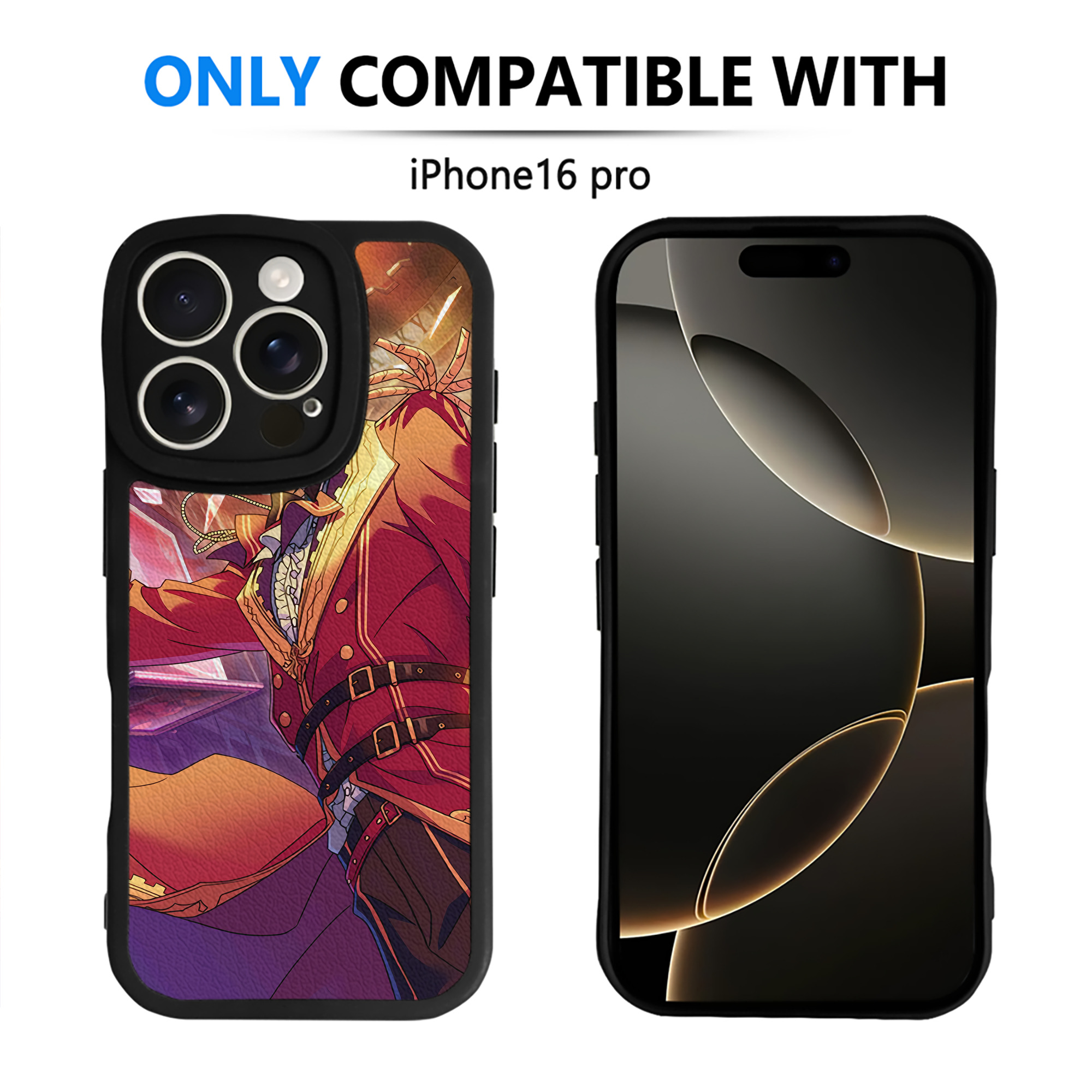 （画像用） あんさんぶるスターズ! Ensemble Stars 【iPhone 16シリーズ対応】シリコンスマホケース（レザー調） 材質：シリコン